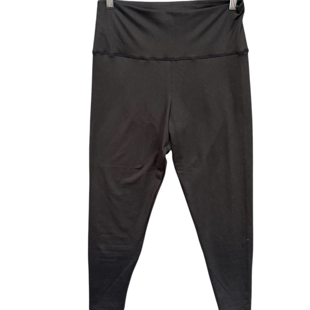 Felina Black Knit Stretch Leggings Women’s Size Large NWOT